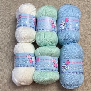 Mary Maxim • Soft Baby Yarn Bundle